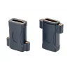 EXSYS EX-49304 adattatore panel-mount DisplayPort femmina-femmina, avvitabile, 8K 60Hz