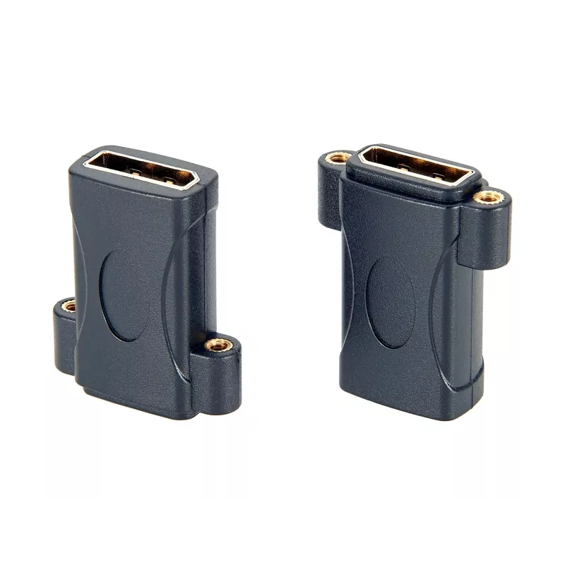 EXSYS EX-49304 adattatore panel-mount DisplayPort femmina-femmina, avvitabile, 8K 60Hz