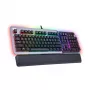Thermaltake Argent K5 tastiera meccanica da gaming - Cherry MX Speed Silver, RGB, layout tedesco