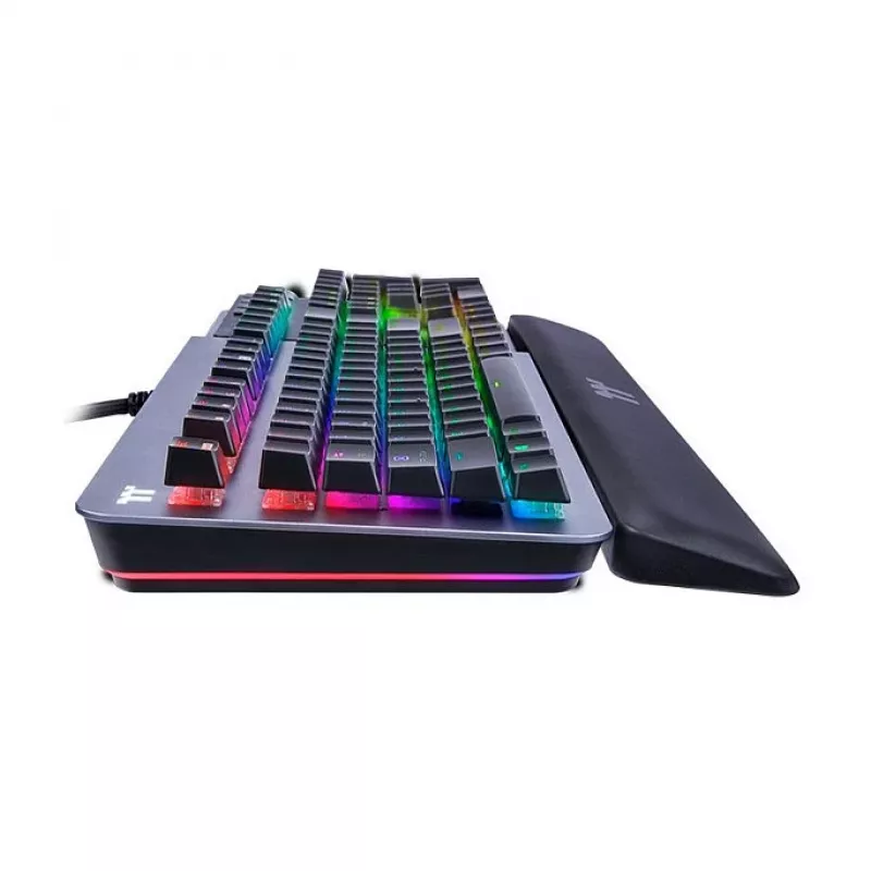 Thermaltake Argent K5 tastiera meccanica da gaming - Cherry MX Speed Silver, RGB, layout tedesco