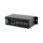EXSYS EX-6003HMVS-POE-ON server 4 porte USB 2.0 su Gigabit Ethernet con PoE, protezione ESD 15KV