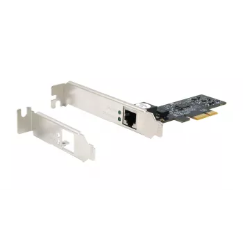 EXSYS scheda di rete 5 Gigabit Ethernet PCIe x1, Realtek RTL8126, RJ45, low profile EX-60151