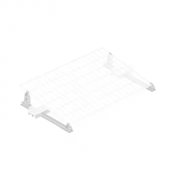 EcoFlow staffa di montaggio per tetto piano per moduli solari (EFA-BKWFLATROOF-W-EU)
