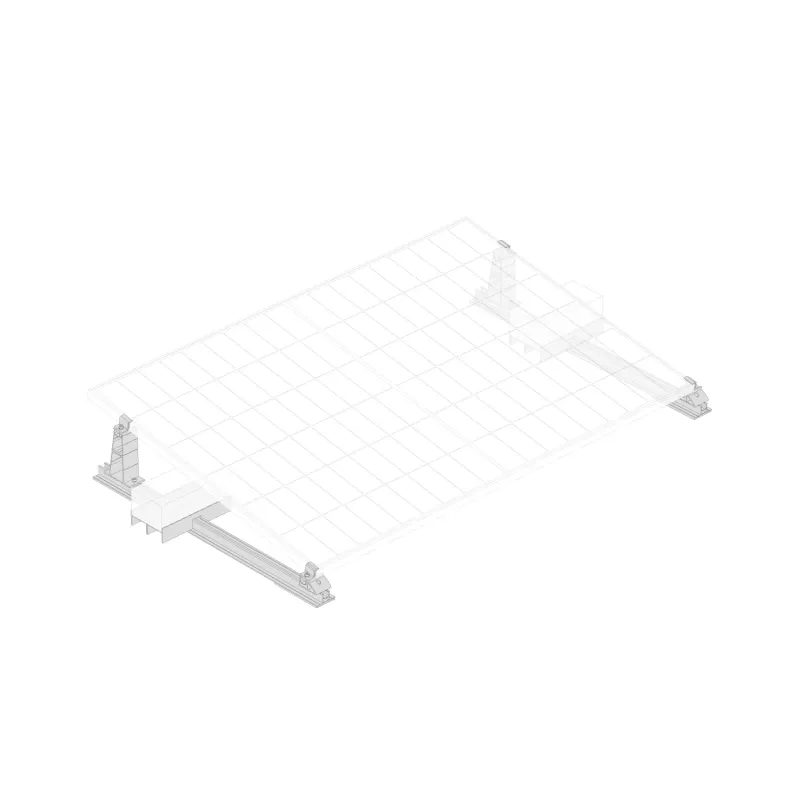 EcoFlow staffa di montaggio per tetto piano per moduli solari (EFA-BKWFLATROOF-W-EU)