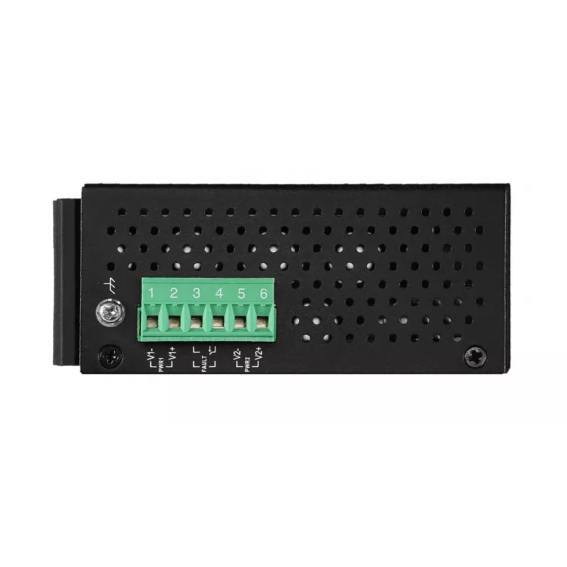 EXSYS EX-6226POE switch industriale 8 porte Gigabit PoE+, 12-36VDC, guida DIN