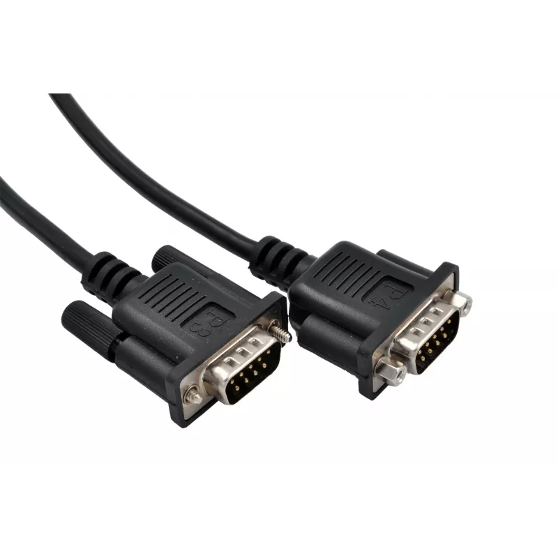 EXSYS EX-OPTC44-9-SM Cavo Octopus 4 x 9 Pin seriale RS-232 breakout, connettore maschio HD44 a 4x connettore maschio DB9, 0,6m, nero