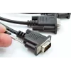 EXSYS EX-OPTC44-9-SM Cavo Octopus 4 x 9 Pin seriale RS-232 breakout, connettore maschio HD44 a 4x connettore maschio DB9, 0,6m, nero