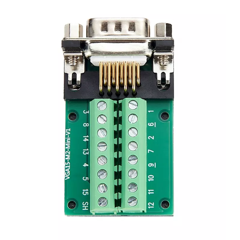 EXSYS EX-49022 Adattatore da connettore maschio VGA a morsettiera 16-Pin