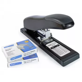 Rapesco Germ-Savvy ECO HD-100 Cucitrice, 20 fogli, nero 1307