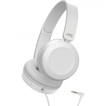 JVC Auricolari in-ear con filo e microfono, bianco