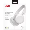 JVC Auricolari in-ear con filo e microfono, bianco