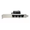 EXSYS Quad 5 Gigabit Ethernet scheda PCIe x4 (Realtek RTL8126) EX-60154