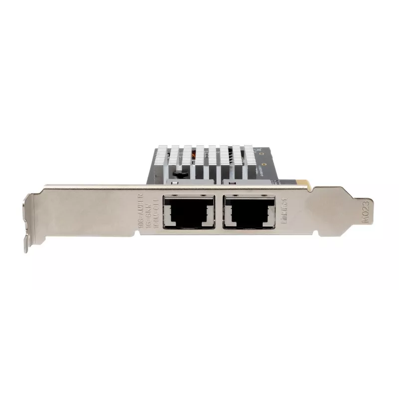 EXSYS Dual 10 Gigabit Ethernet scheda PCIe x4, Intel X550-AT2, 2x RJ45, Low-Profile EX-60222