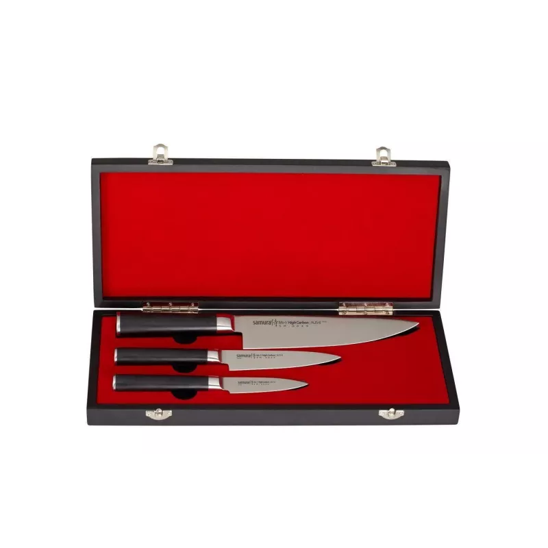 SAMURA MO-V set di coltelli da cucina a 3 pezzi