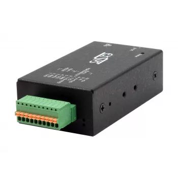 EXSYS EX-6131-2POE server seriale PoE a RS-232 e RS-422/485 con kit per montaggio su guida DIN e a parete
