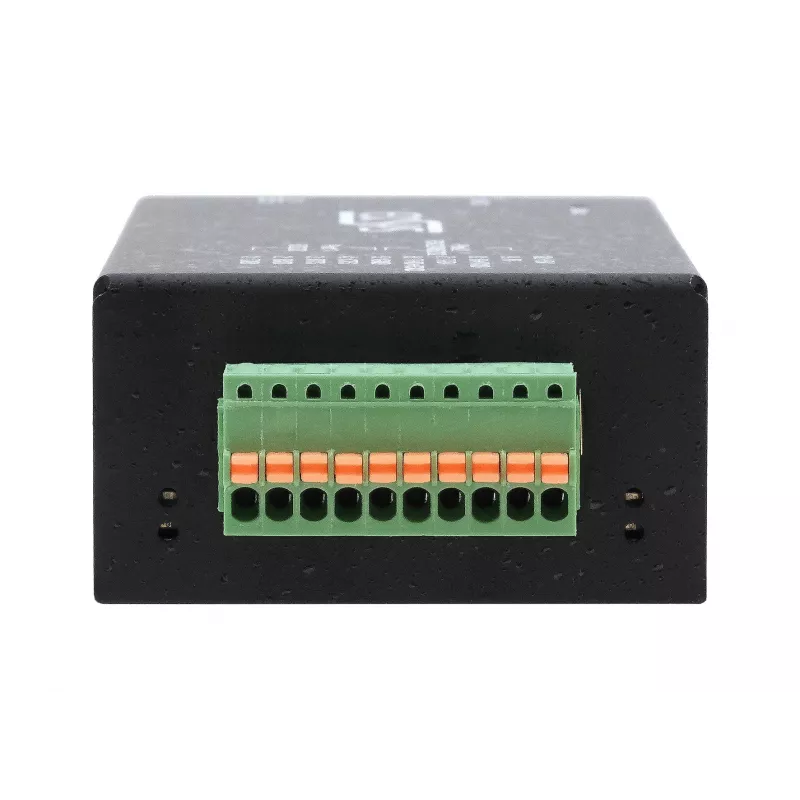 EXSYS EX-6131-2POE server seriale PoE a RS-232 e RS-422/485 con kit per montaggio su guida DIN e a parete