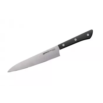 SAMURA Harakiri set di coltelli da cucina a 3 pezzi, manico nero