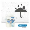 Rapesco 1807 nastro adesivo trasparente 19mm x 33m, 10 rotoli