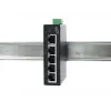EXSYS switch Ethernet industriale a 5 porte, 10/100 Mbps, guida DIN, da -40° a +75°C EX-6200-T