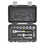 C.K Tools set di chiavi a bussola con cricchetto reversibile metriche, 23 pezzi, 3/8