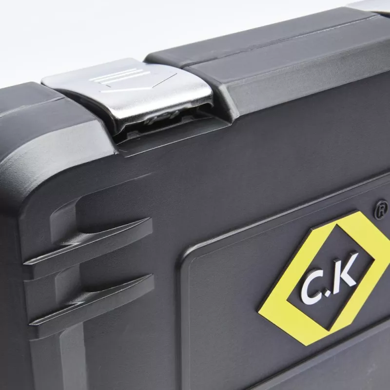 C.K Tools set di chiavi a bussola con cricchetto reversibile metriche, 23 pezzi, 3/8