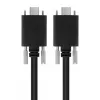 EXSYS cavo USB 3.2 Gen 2x1 Type-C con viti zigrinate, 3,0m, nero EX-K1592V-3.0