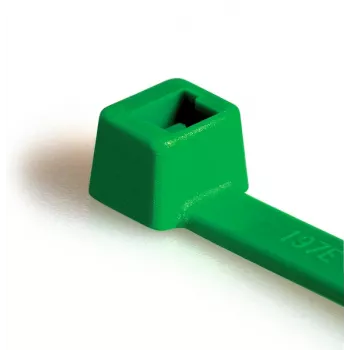 HellermannTyton T30R-PA66-GN fascetta per cavi verde 150mm x 3,5mm (confezione da 100) 111-03014