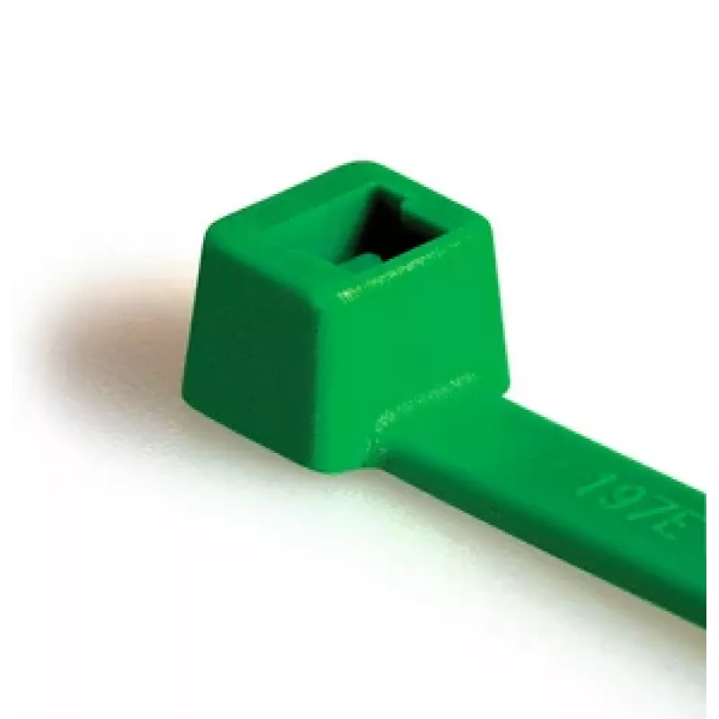 HellermannTyton T30R-PA66-GN fascetta per cavi verde 150mm x 3,5mm (confezione da 100) 111-03014