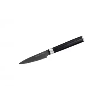 Samura Stonewash coltello pelapatate 90 mm nero