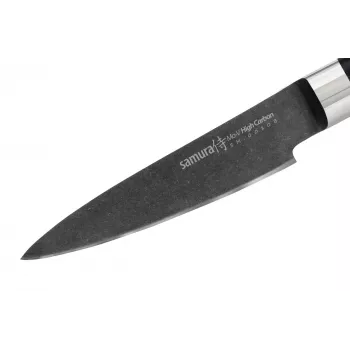 Samura Stonewash coltello pelapatate 90 mm nero
