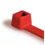 HellermannTyton T30R-PA66-RD fascetta per cavi rossa con dentatura interna, 150 mm x 3,5 mm, PA66, 100 pezzi 111-03004