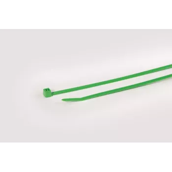 HellermannTyton T50R fascette per cavi in poliammide verdi, 200 mm x 4,6 mm, confezione da 100 111-04801