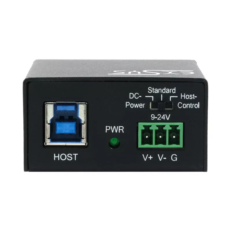 EXSYS hub in metallo USB 3.2 Gen1 4 porte con protezione ESD 15KV (EX-11240HMS)