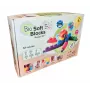 Gerardo's Toys mattoncini morbidi con ruote, 33 pezzi (25 mattoncini + 8 ruote)