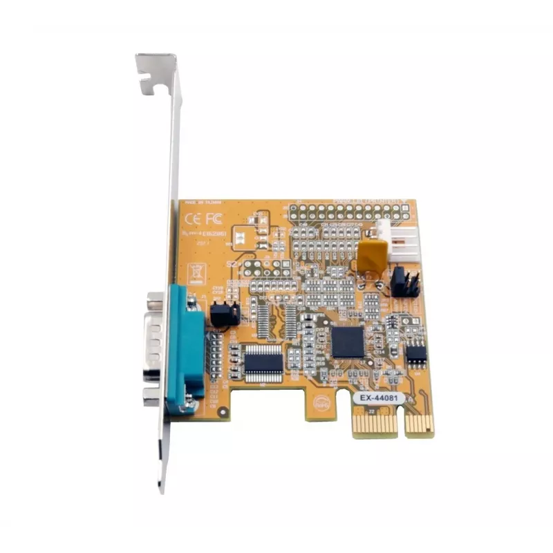 EXSYS EX-44081 scheda seriale PCIe 1 porta RS-232, ASIX AX99100, Low Profile
