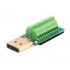 EXSYS EX-49052 adattatore da connettore maschio DisplayPort a morsettiera a vite 20 pin