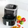 QUIN friggitrice ad aria calda digitale 4,5L, 1500W, 80-200°C, timer 60 min, 8 preimpostazioni, nera