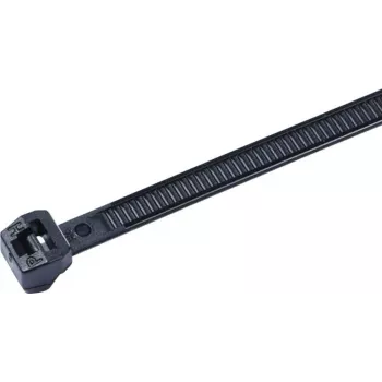 HellermannTyton serie OS fascette per cavi con dentatura esterna 150 x 4,6 mm nere (confezione da 100) 118-05850