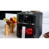 QUIN YJ-6505ADV friggitrice ad aria calda digitale 6,5L nera