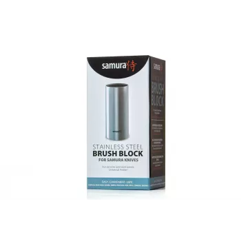 SAMURA KBM-100 ceppo portacoltelli magnetico, bambù, a doppia faccia, contiene fino a 10 coltelli