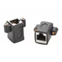 EXSYS EX-49306 modulo adattatore keystone Cat.5e RJ45 femmina-femmina, nero