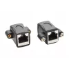 EXSYS EX-49306 modulo adattatore keystone Cat.5e RJ45 femmina-femmina, nero
