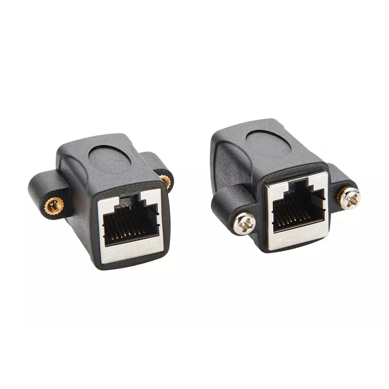 EXSYS EX-49306 modulo adattatore keystone Cat.5e RJ45 femmina-femmina, nero