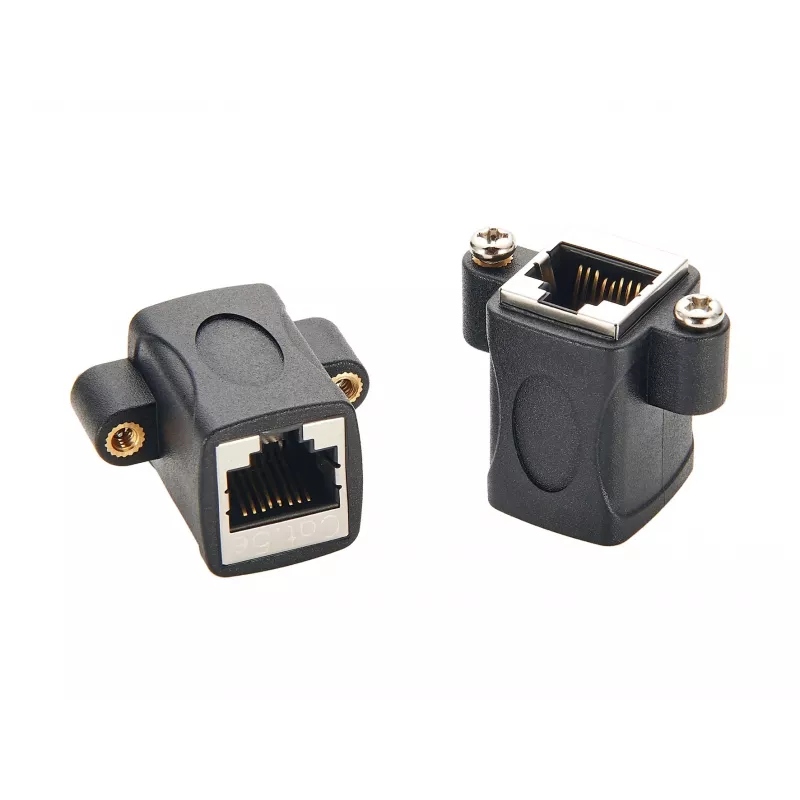 EXSYS EX-49306 modulo adattatore keystone Cat.5e RJ45 femmina-femmina, nero
