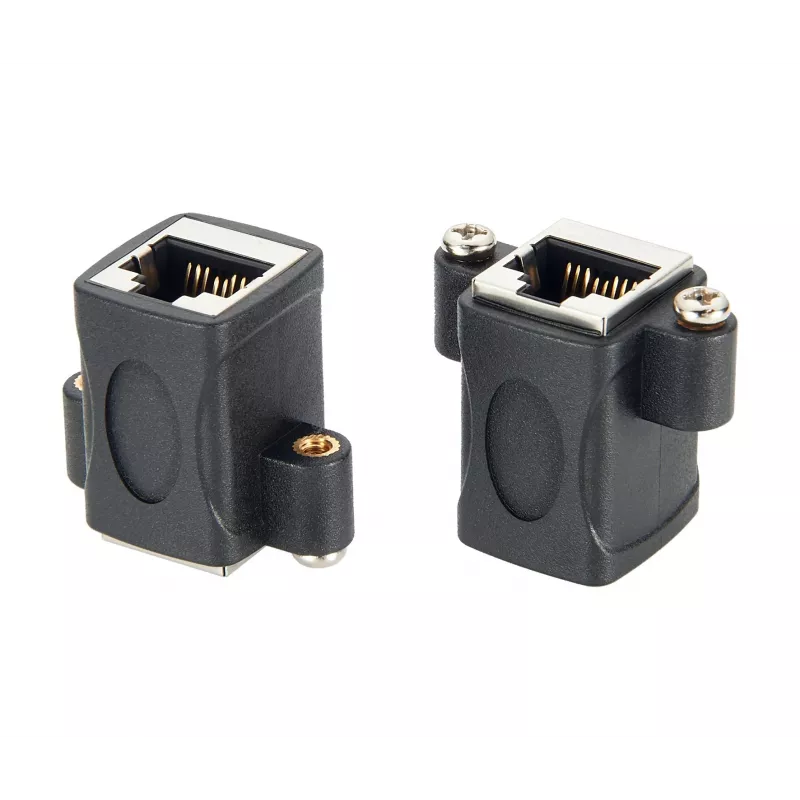 EXSYS EX-49306 modulo adattatore keystone Cat.5e RJ45 femmina-femmina, nero