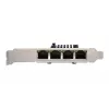 EXSYS EX-60104 scheda PCIe x1 Quad 1 Gigabit Ethernet (Realtek RTL8111H)
