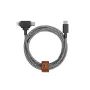 Native Union Belt Cable Duo cavo intrecciato USB-C a USB-C/Lightning 1,5 m nero