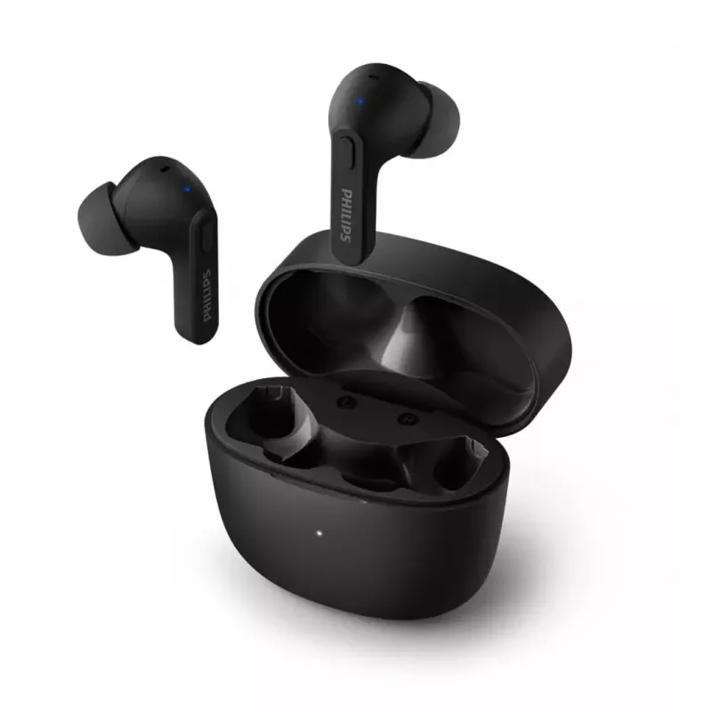PHILIPS TAT2206BK/00 cuffie in-ear true wireless con custodia di ricarica, nero