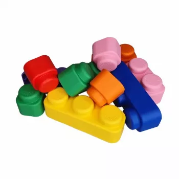 Gerardo's Toys GT3105 set costruzioni morbide, 42 pezzi, schiuma EVA, multicolore, per bambini da 12 mesi