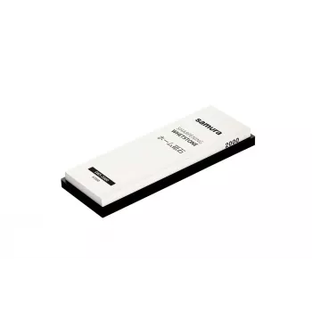 SAMURA SWS-2000 pietra ad acqua a doppia faccia per affilare coltelli da cucina, grana 1000/3000, con base antiscivolo in silicone